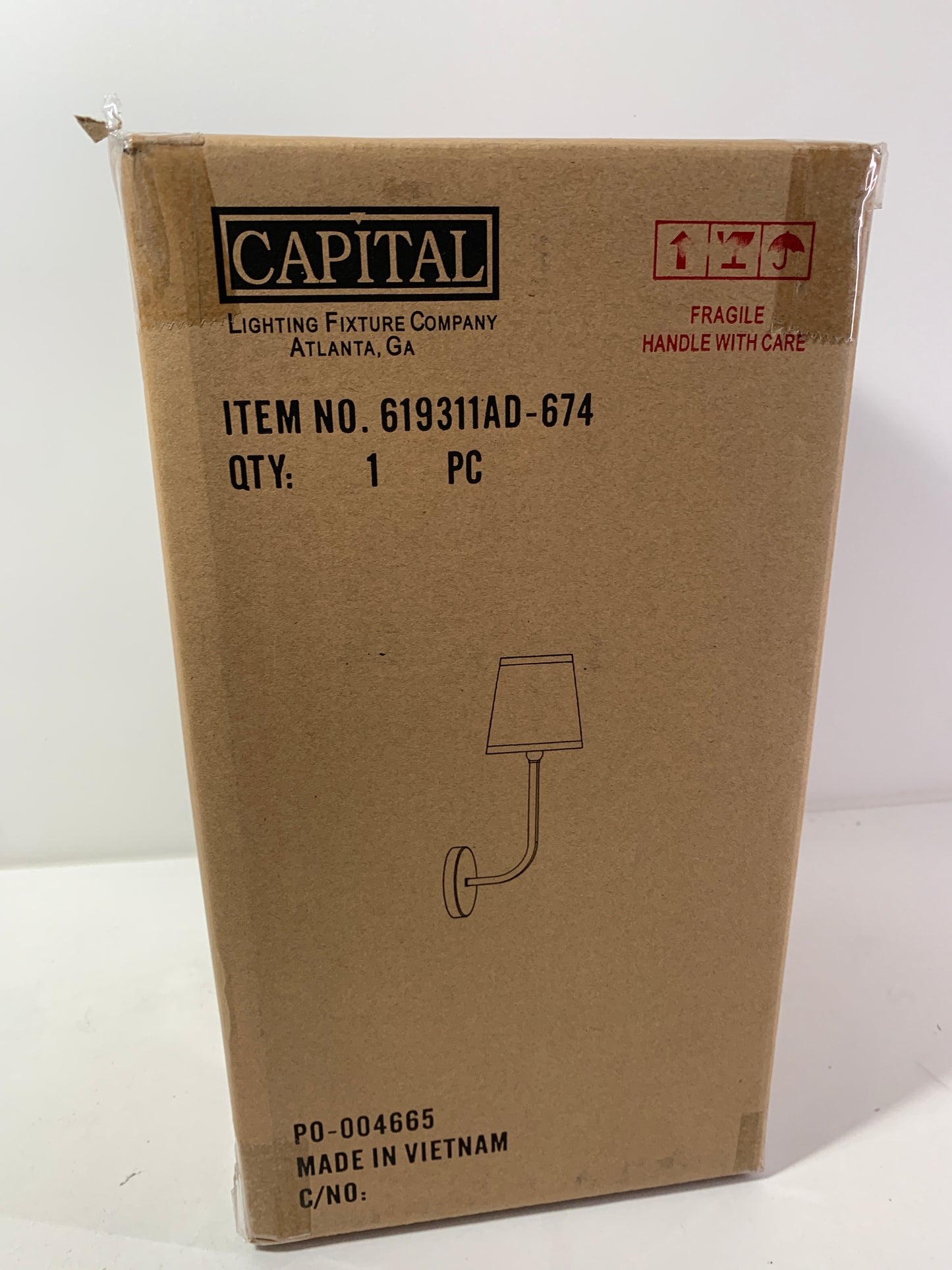 Capital Lighting Dawson 17" Tall Wall Sconce Model: 619311AD-674