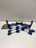 Zing HyperStrike Bow & Arrow Toy Set Red with 6 Zonic Whistle Foam Arrows