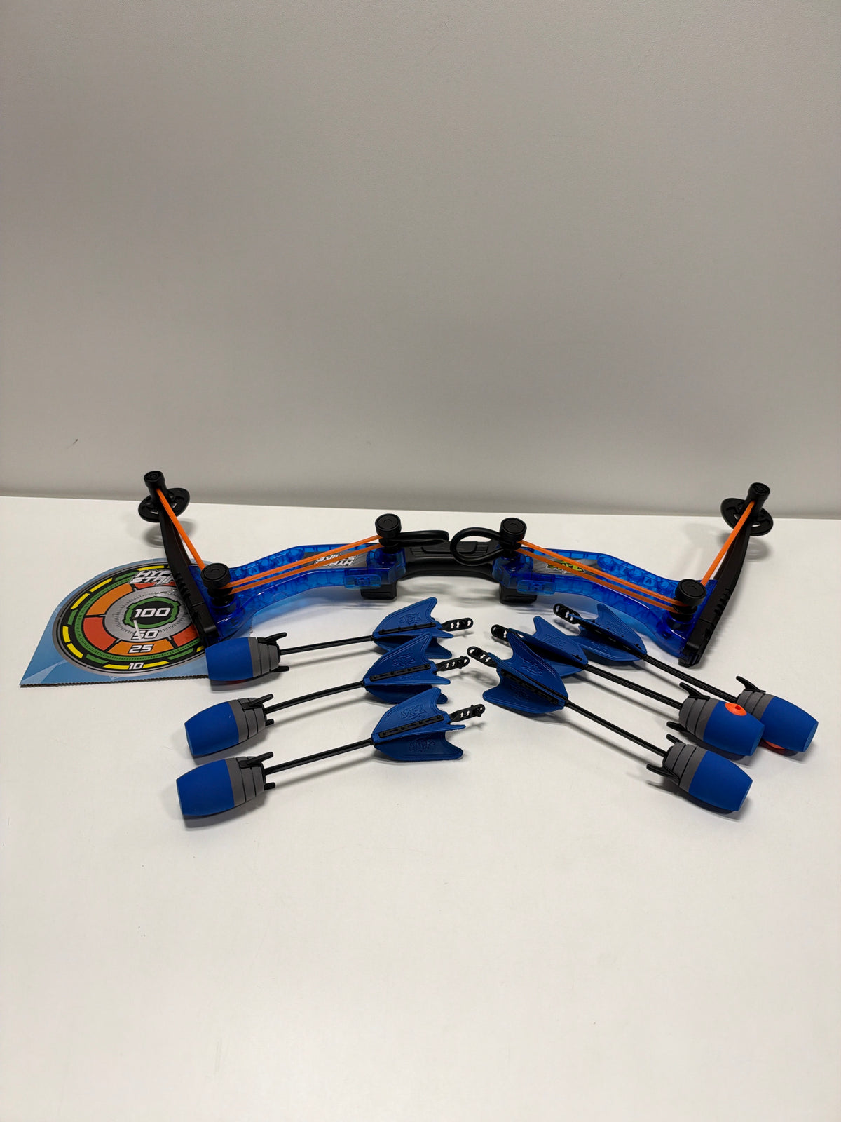Zing HyperStrike Bow & Arrow Toy Set Red with 6 Zonic Whistle Foam Arrows