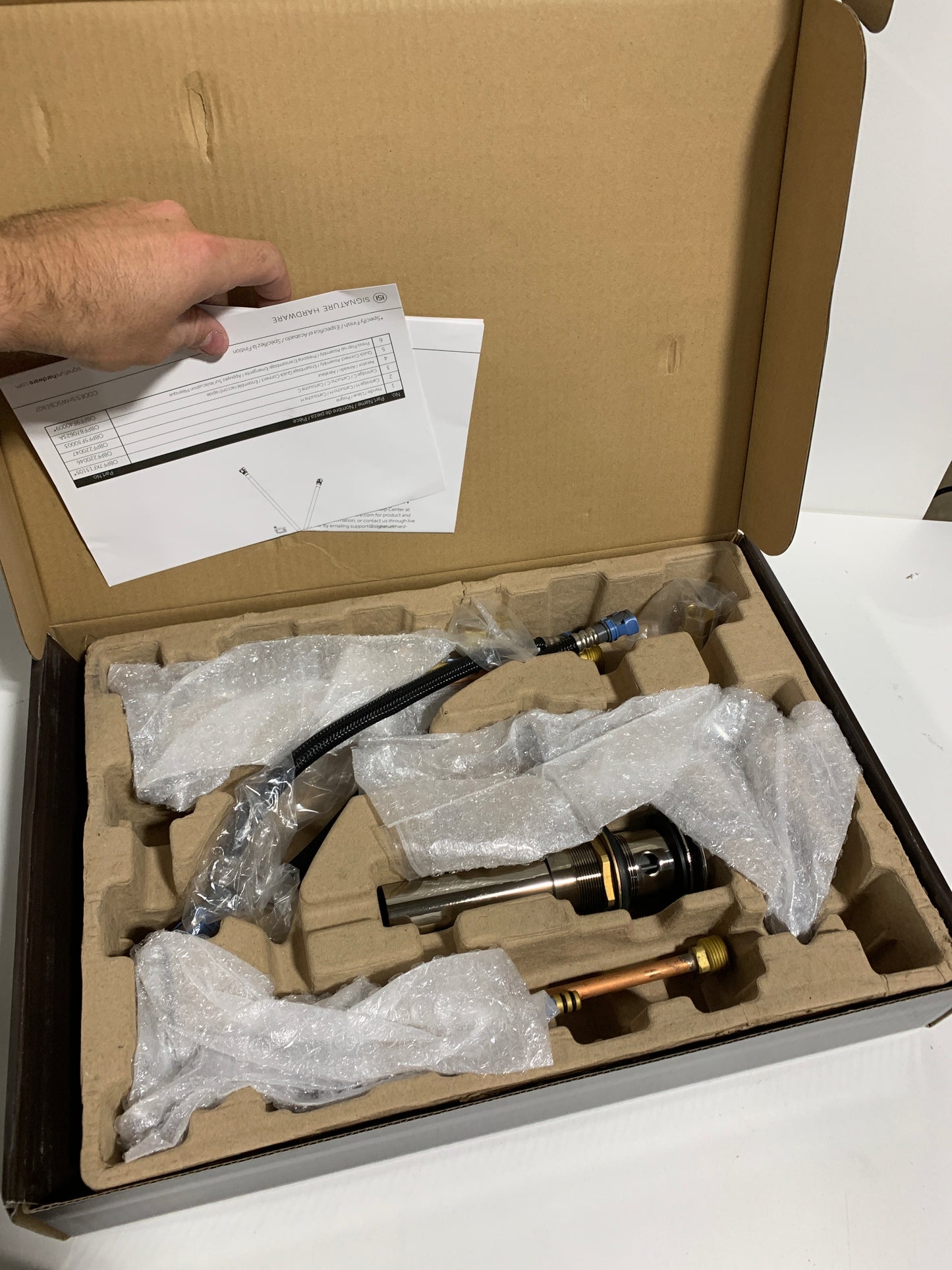 Signature Hardware 948585 Beasley 1.2 GPM Widespread Bathroom Faucet with Pop-up Drain Assembly Chrome