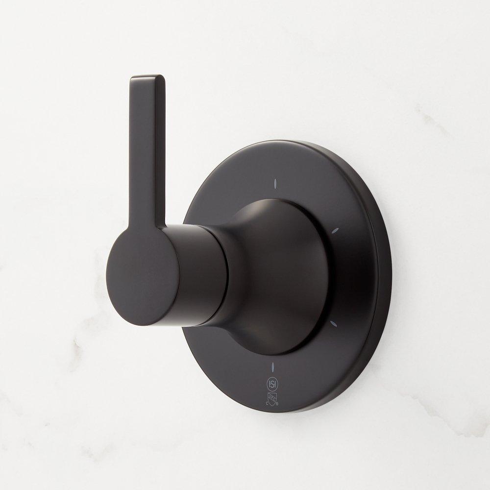 Signature Hardware SHLZ9005LH Lentz 6 Function Diverter Valve Trim Only - Less Handle and Valve - Brushed Gold
