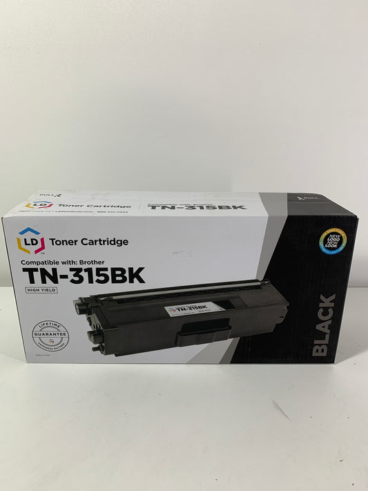 LD Compatible Replacement for Brother TN315Bk (TN310Bk) High Yield Black Toner Cartridge for Brother HL-4150cdn