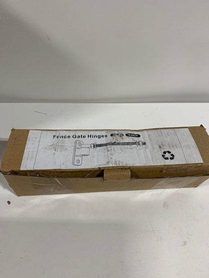 Cast Gate Hinges, Heavy Duty Gate Hinge for Wood Fence, 304 Stainless Steel Gate Hinges Heavy Duty, One Piece with Non-Weld Wood Gate Hinges, 8''J Bolt Gate Hinge for Farm Gate, 6Pack