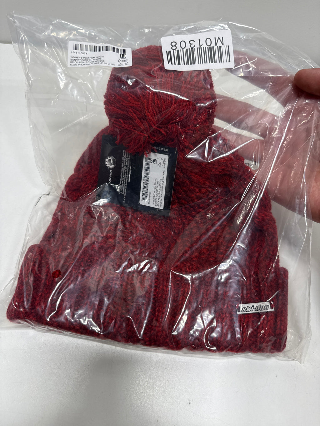 Ski-Doo Women;s Pom Pom Beanie