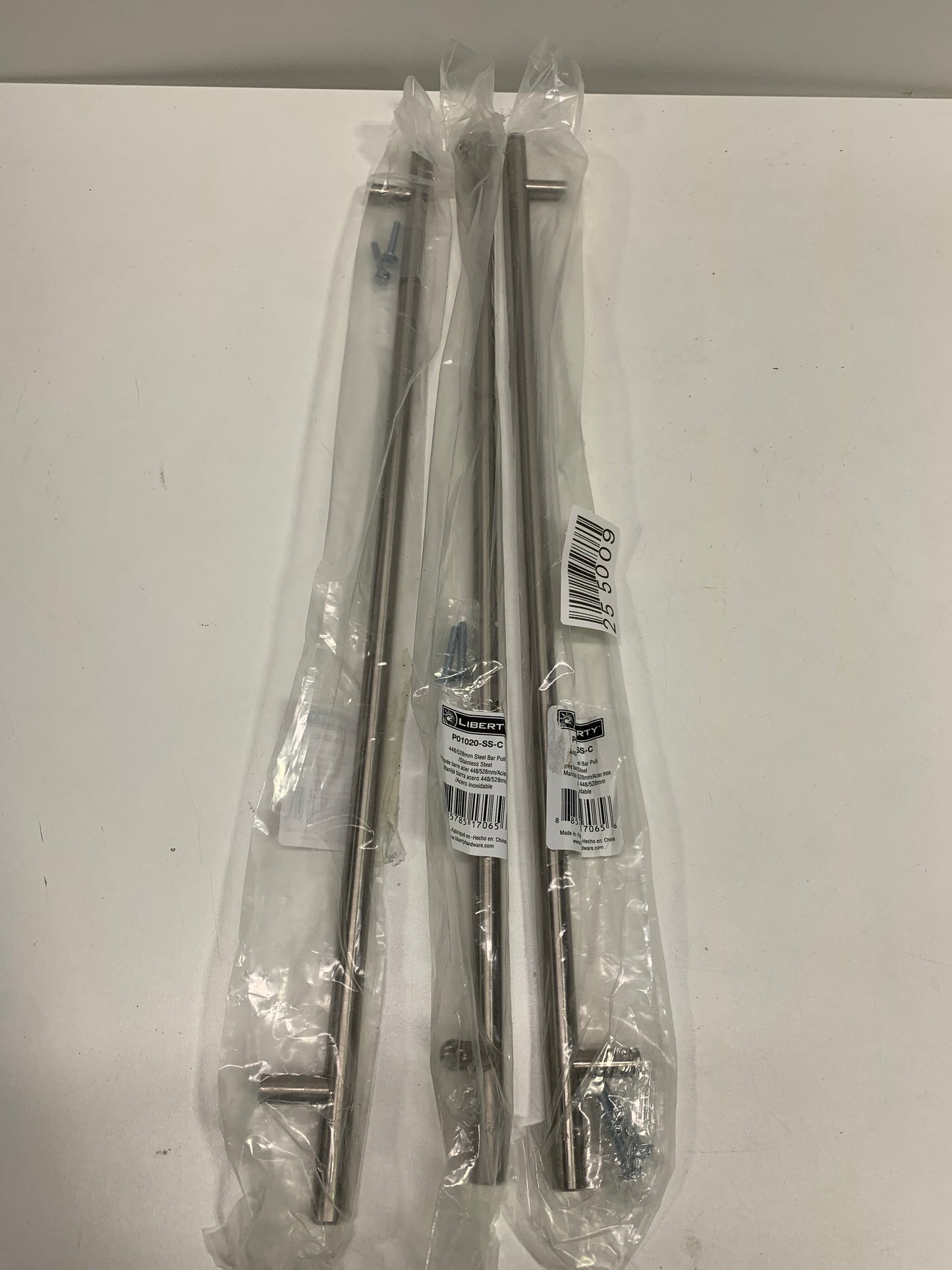 3 Liberty 448/528mm Steel Bar Pull Stainless