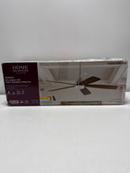 Beckford 52 in. Indoor Brushed Nickel Ceiling Fan with Adjustable White Integrated LED with Remote Control Included