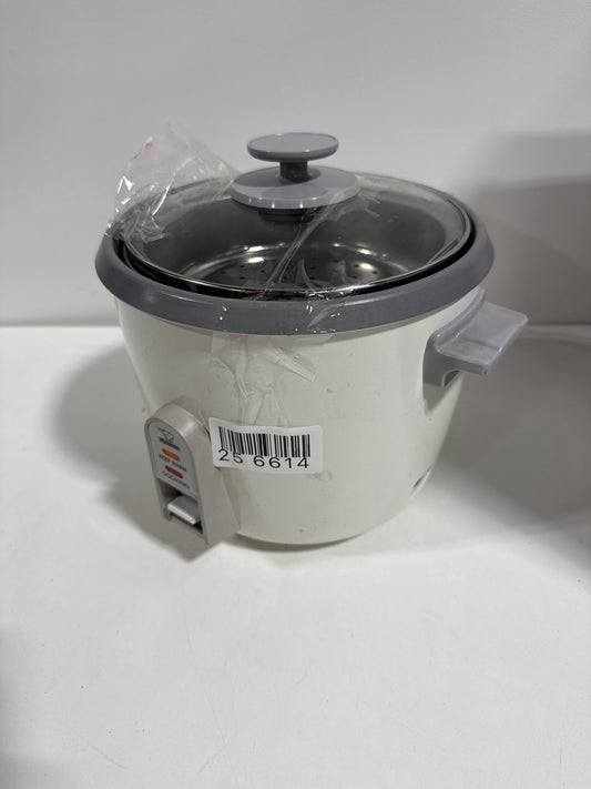 Used Zojirushi 6-Cup White Rice Cooker with Stainless Steel