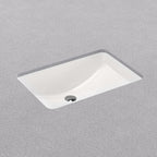 PROFLO PF2114UA Norris 22-13/16’’ Rectangular Vitreous China Undermount Bathroom Sink with Overflow - White - *Plumbing