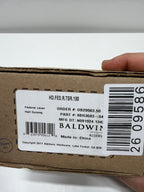 Baldwin Reserve HDFEDRTSR190 Half Dummy Right Hand Federal Lever and Traditional Square Rose Satin Black Finish
