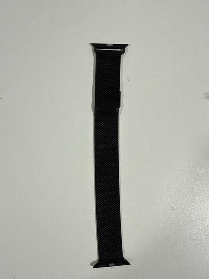 Insignia™ - Stainless Steel Mesh Band for Apple Watch 44mm, 45mm, 46mm Series 10 and Apple Watch Ultra 49mm (All Series) - Black