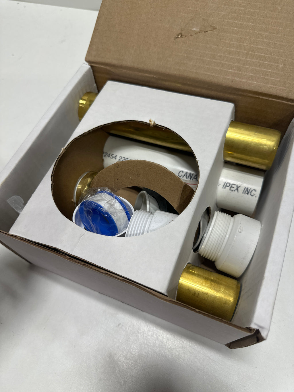 Signature Hardware Freestanding Tub Drain Rough-in Kit with 1-1/2" PVC Outlet
