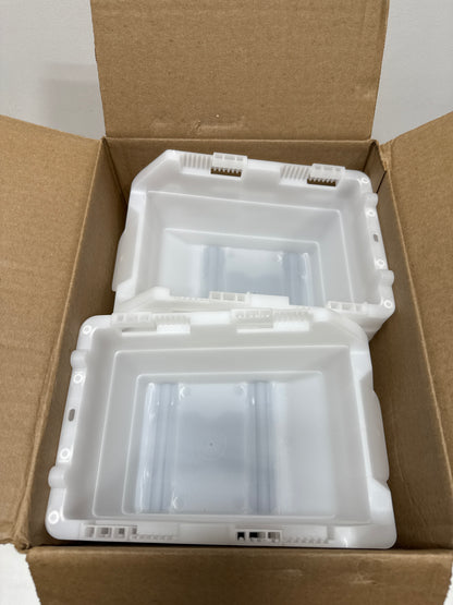 Clearly Stacking Storage Bins, 16-pack