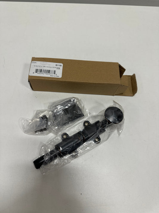 Emtek 8511 6" Solid Brass Surface Bolt with Strikes and Screws, Oil Rubbed Bronze