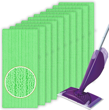 20 Pack Microfiber Mop Refill Pad Compatible with Swiffer WetJet Mop for Floor Cleaning, Semi-Disposable Replacement Mop Pads Machine Washable