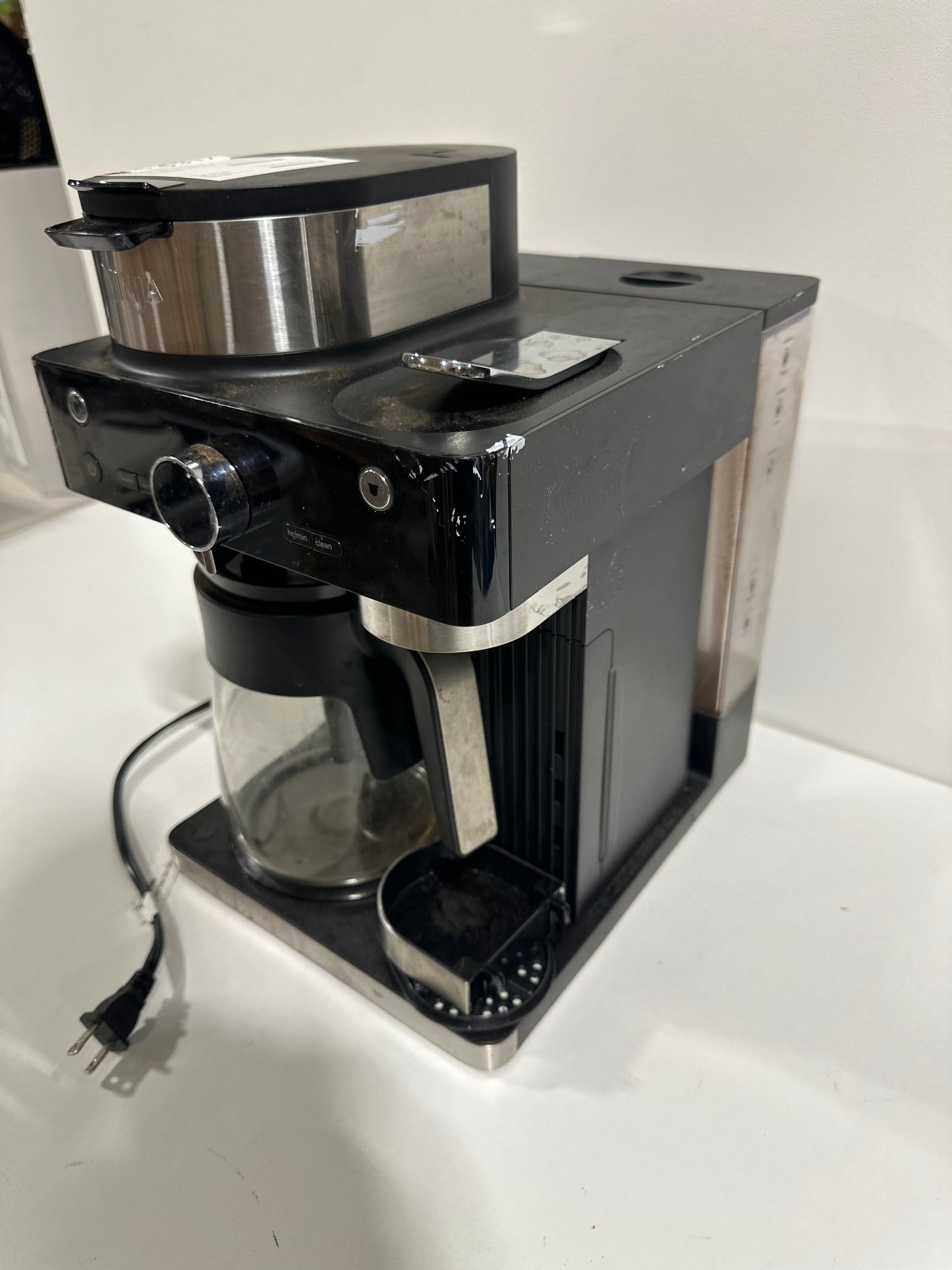 Used See Desc - Espresso & Coffee Barista System, Single Serve & Nespresso, with 12-Cup Carafe, 4 Styles with Ristretto - Black