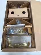 Baldwin Pv.Cur.L.Trr Curve Privacy Leverset - Brass PVCURLTRR003 - *Tools Hardware & Misc
