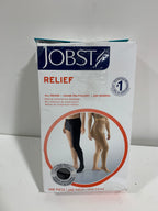 Jobst Relief 20-30 MmHg Firm Support XL Black Open Toe Left Chap - 7865063 - *Health & Beauty