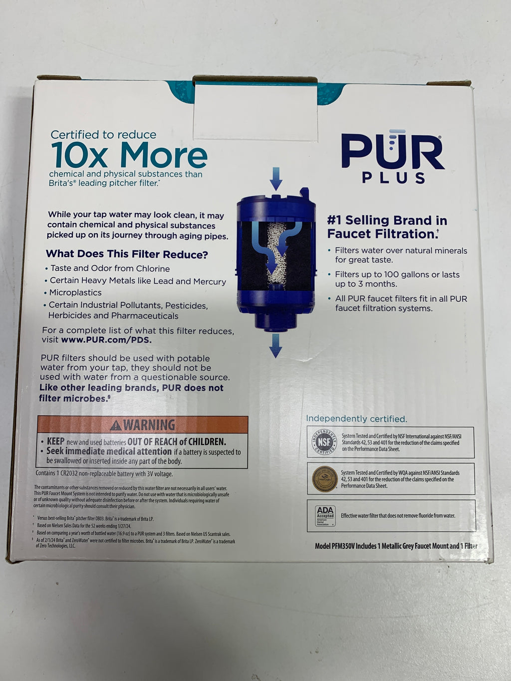 PUR Faucet Filtration System - Metallic Gray - *Kitchen & Dining