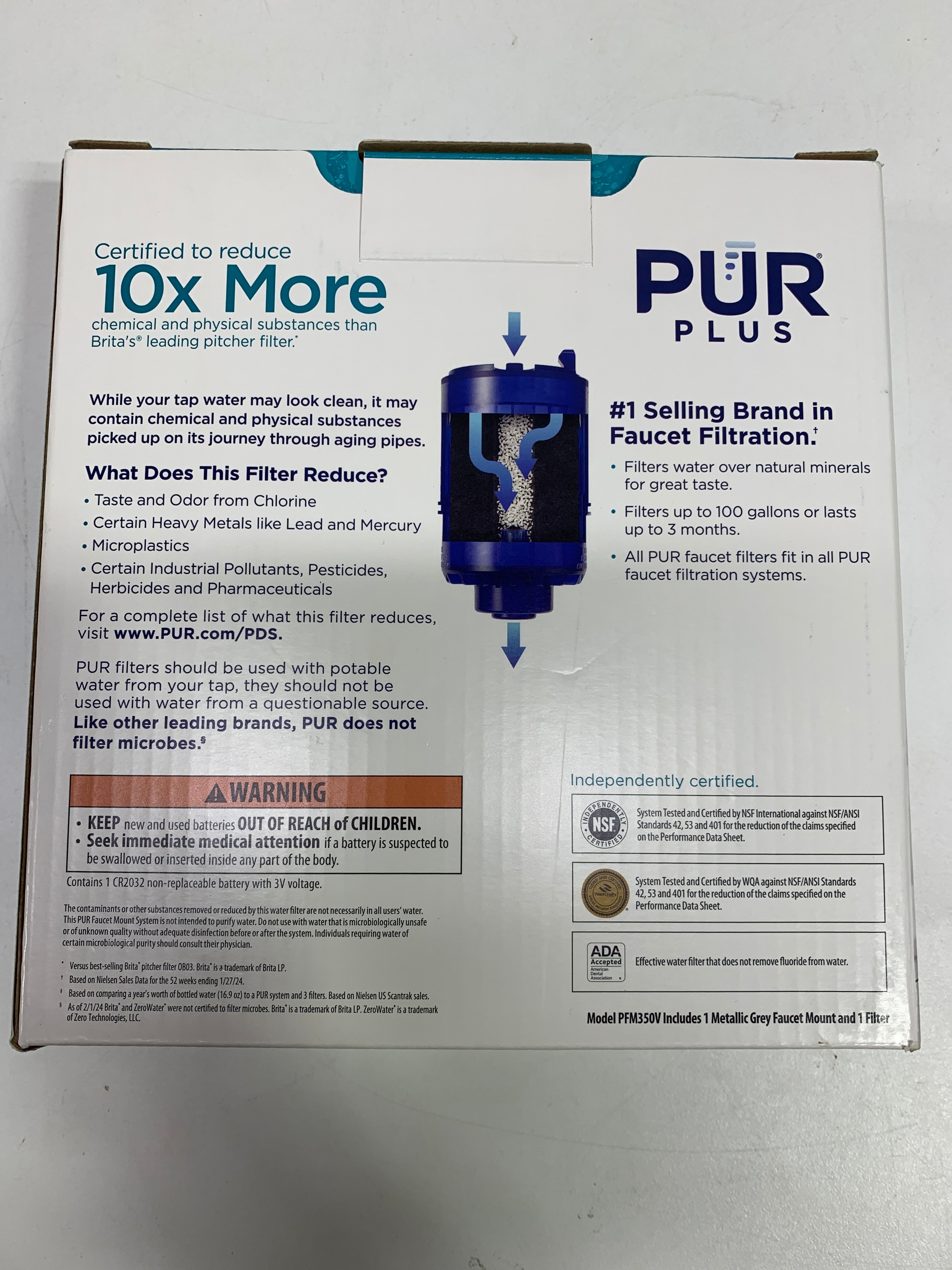 PUR Faucet Filtration System - Metallic Gray - *Kitchen & Dining