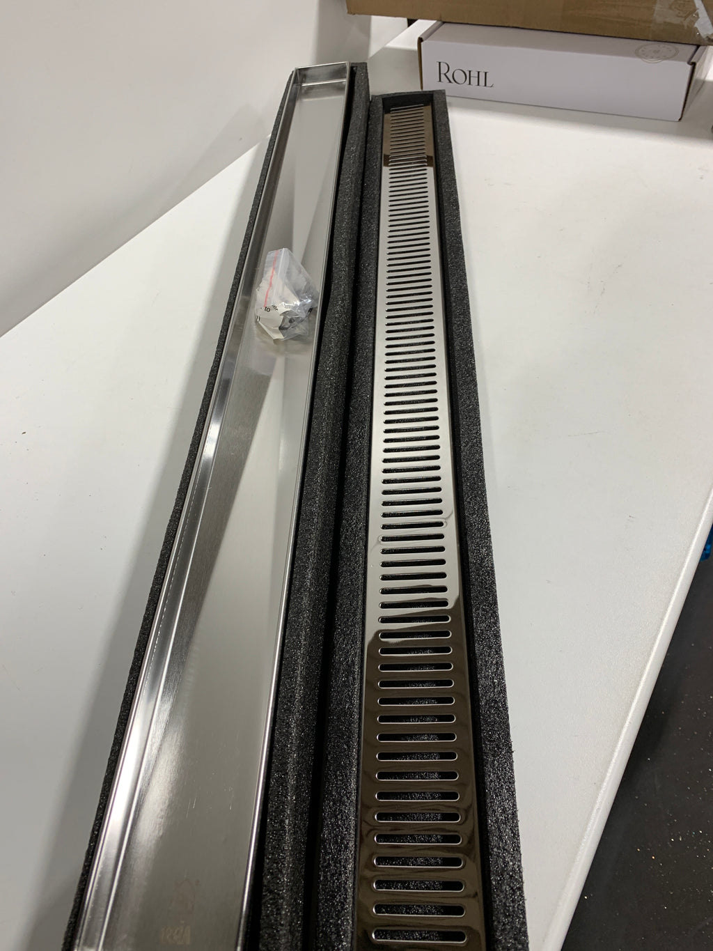 Vigo VG07003 Elan 36’’ Linear Shower Drain Chrome Showers Shower Drains Linear Drains - *Plumbing