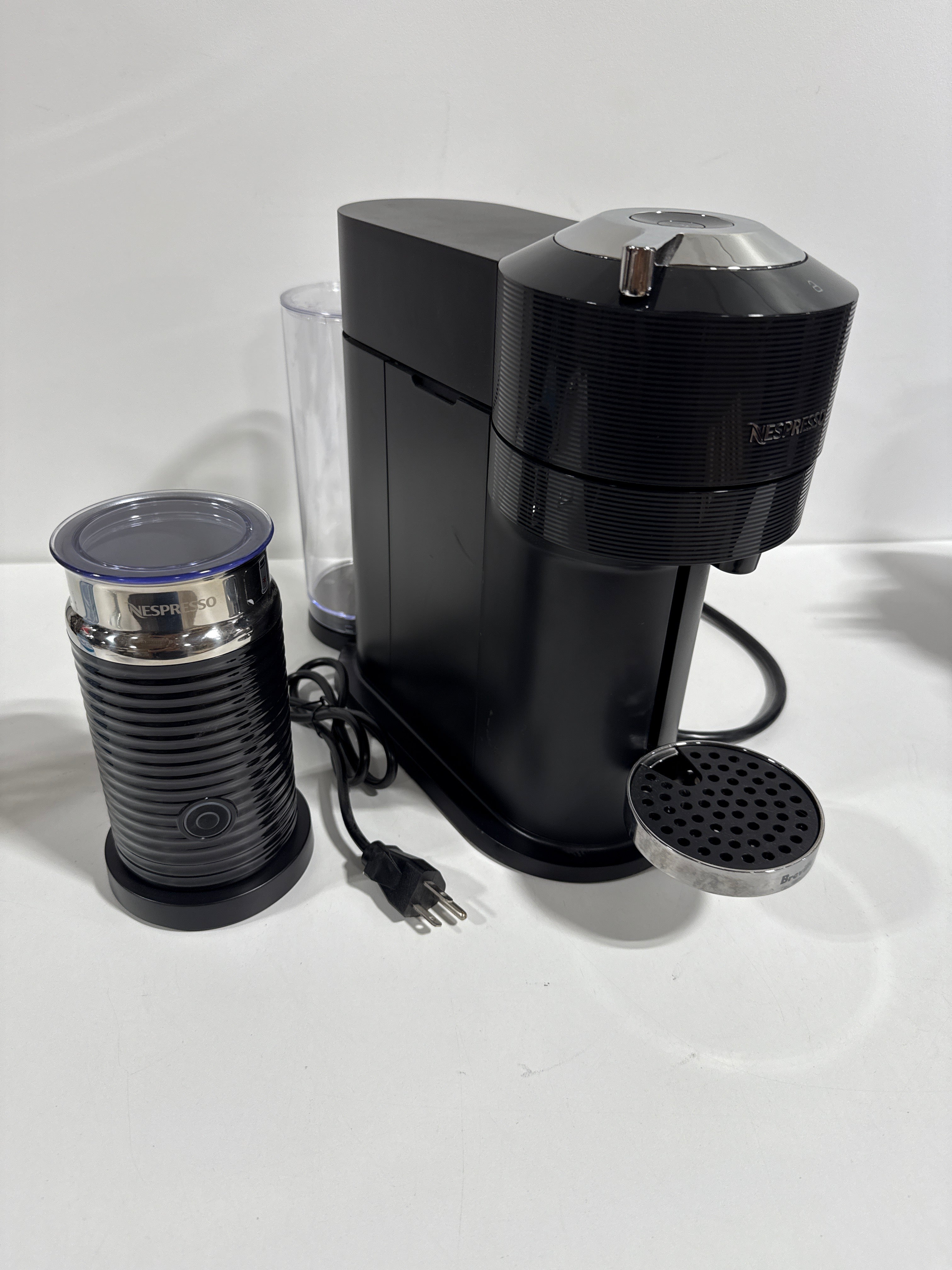 Nespresso Vertuo Next Premium Coffee and Espresso Machine by Breville with Aeroccino Milk Frother Classic Black Classic