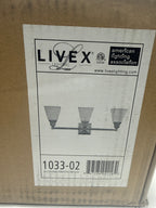 Livex Lighting 1033-02 Mission 3-Light Bath Light, Polished Brass