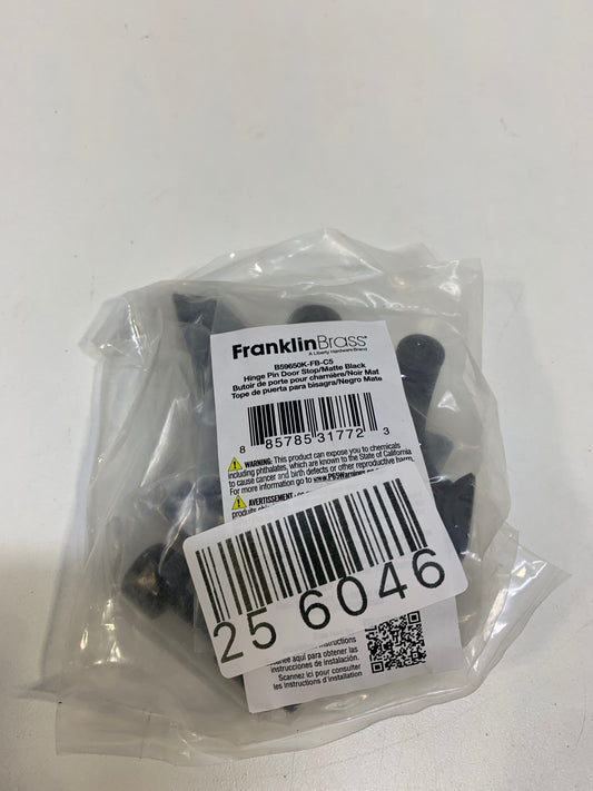 Franklin Brass B59650k-C5 2-9/16 Hinge Pin Door Stop - Black