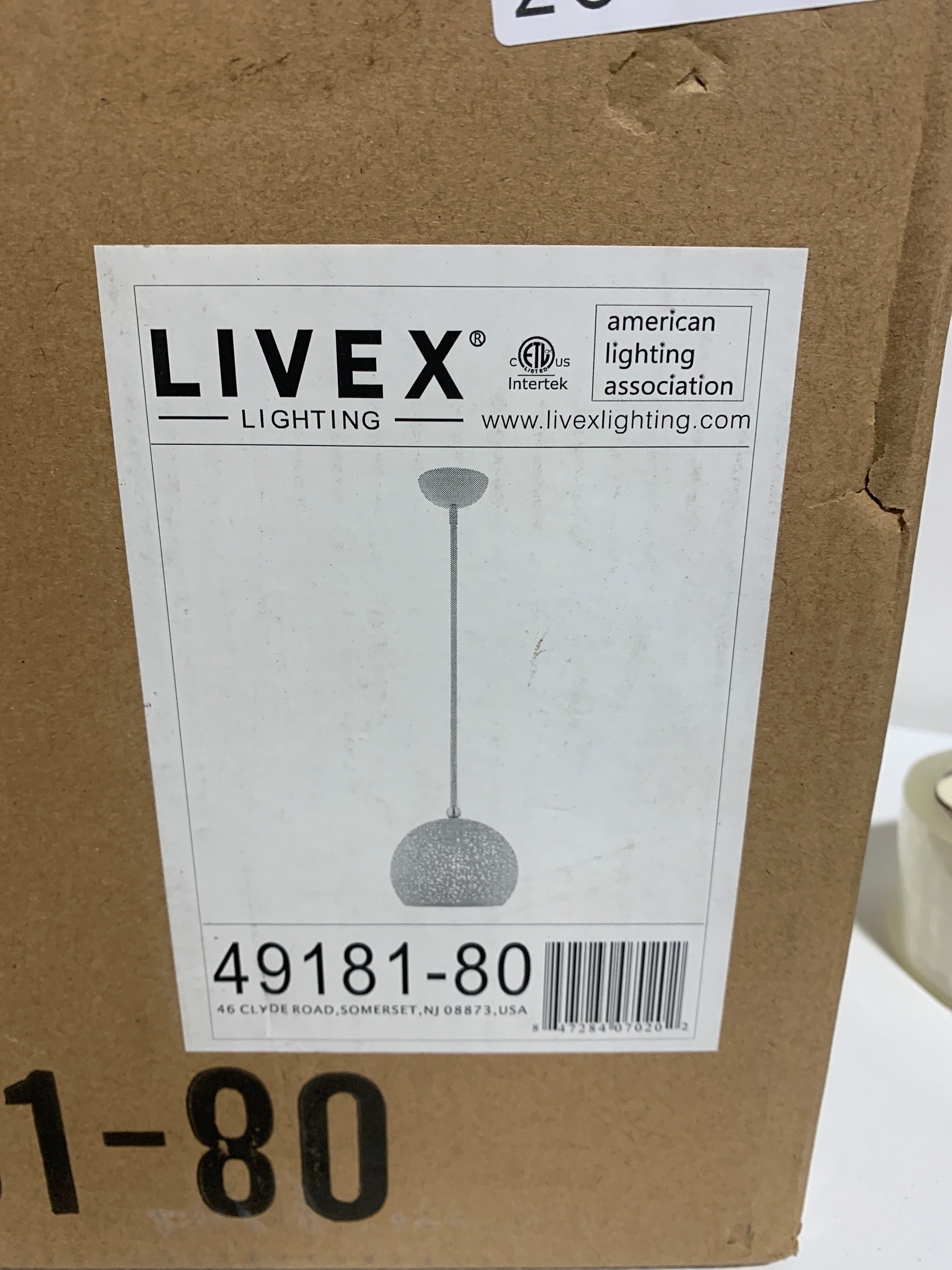 Livex Lighting Charlton Mini Pendant Charlton - 49181-80 - Transitional - *Lighting & Electrical