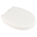 American Standard Traditional Slow-Close Round Front Luxury Toilet Seat with Everclean in White
