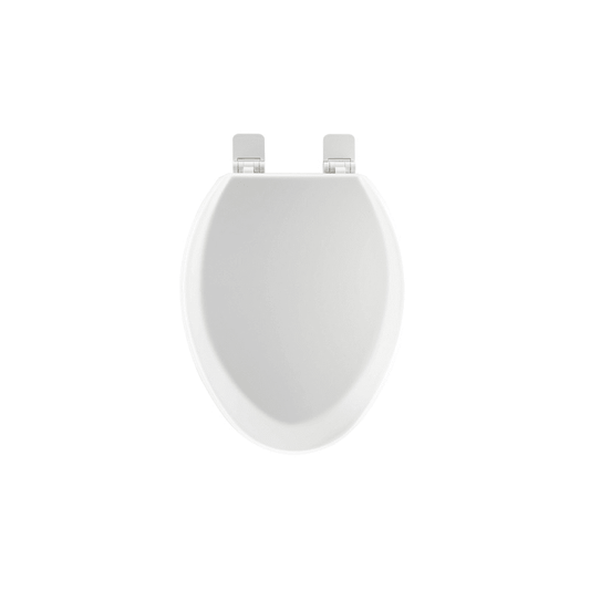 PROFLO Elongated Closed-Front Toilet Seat with Soft Close and Easy Clean