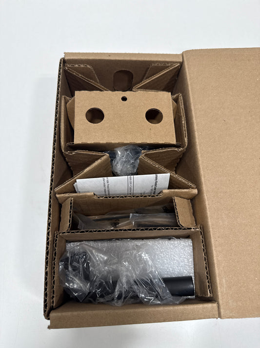 Baldwin Tube Non-Turning Two-Sided Through-Door Dummy Door Lever Set from the Reserve Collection