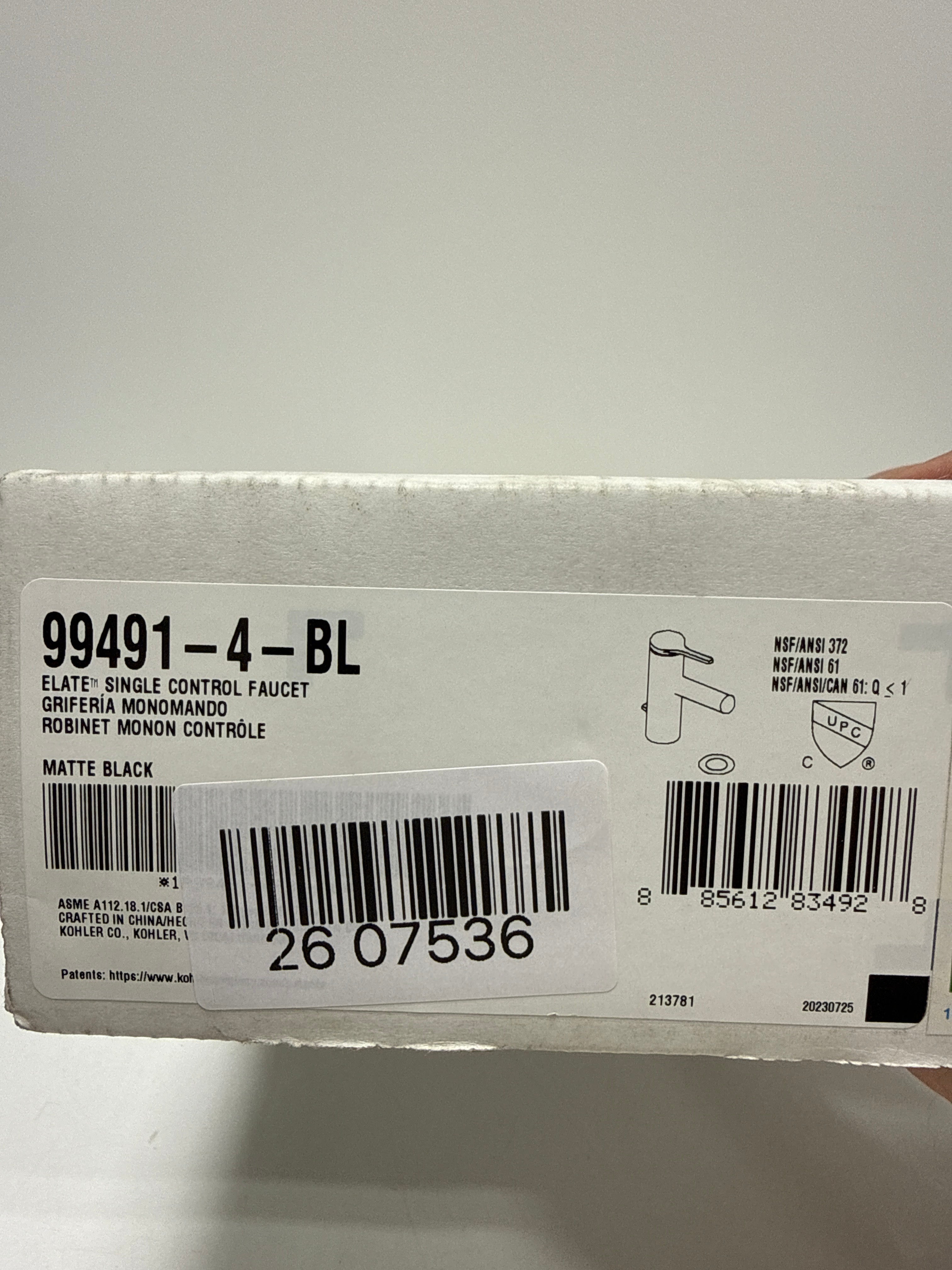KOHLER K-99491-4 Elate Single-handle Bathroom Sink Faucet, 1.2 Gpm