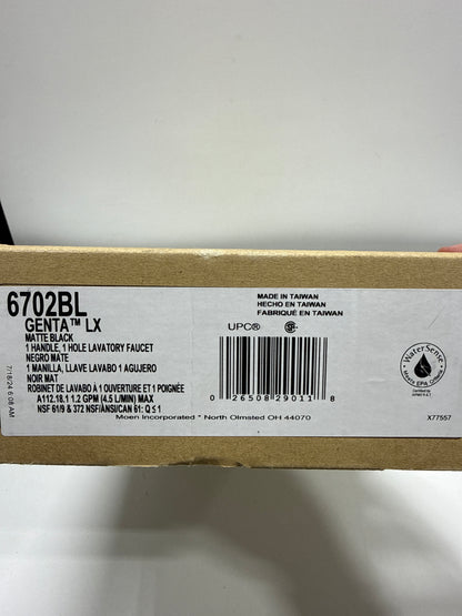 Missing Part Moen 6702 Genta LX Single Handle Centerset Bathroom Faucet with Duralast Valve Technology and Pop-up Drain Assembly Matte Black