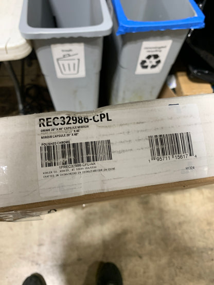 Kohler Orime Essentials 20" x 40" Capsule Framed Mirror