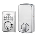 Sure-Loc DK201-MD Electronic Single Cylinder Keyless Entry Deadbolt Satin Nickel Door Hardware Deadbolts Keyless Entry Deadbolts