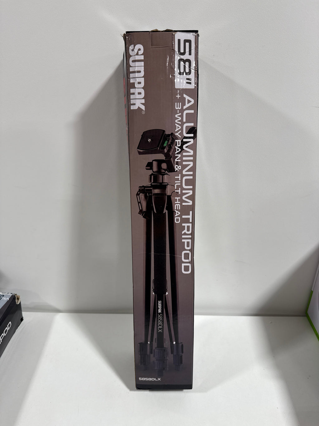 Sunpak - PlatinumPlus 5858D 58’’ Tripod - Black - *Cameras Camcorders & Drones