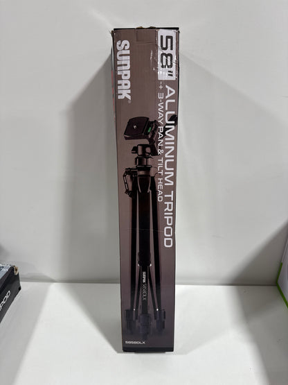 Sunpak - PlatinumPlus 5858D 58" Tripod - Black