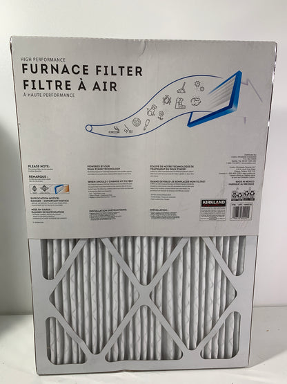 Kirkland Signature White High Performance Furnace Filter 14 X 20 X 1 in 4 Pack