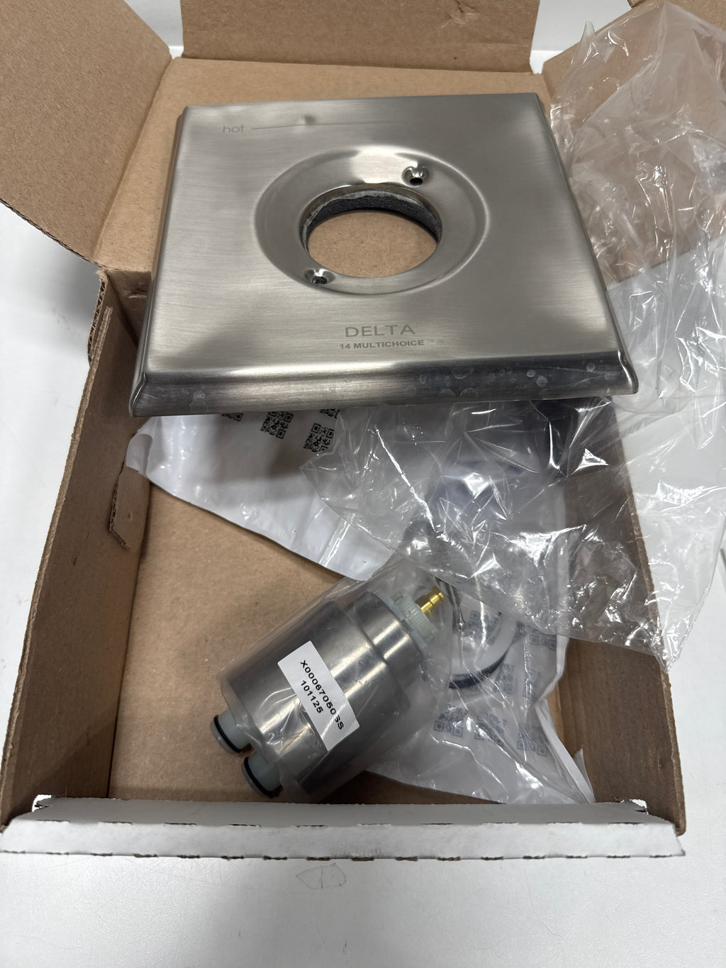 Dent Delta Dryden 1-Handle Diverter Valve Only Trim in Stainless (Valve Not Included)