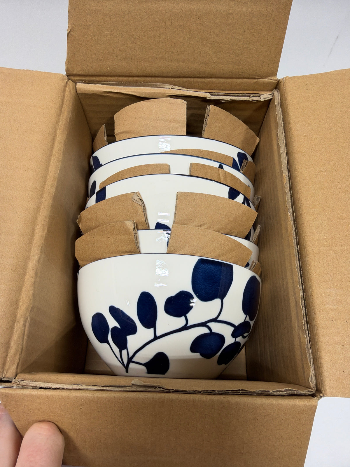 5 x Certified Blue Arbor Bowl Set