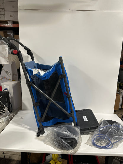 Ultimate Beach Cart with Balloon Wheels for Sand – Buggy Wagon with Big Wheels, Insulated Cooler Bag, Boogie Board & Umbrella Holder, 100 lbs Load Capacity