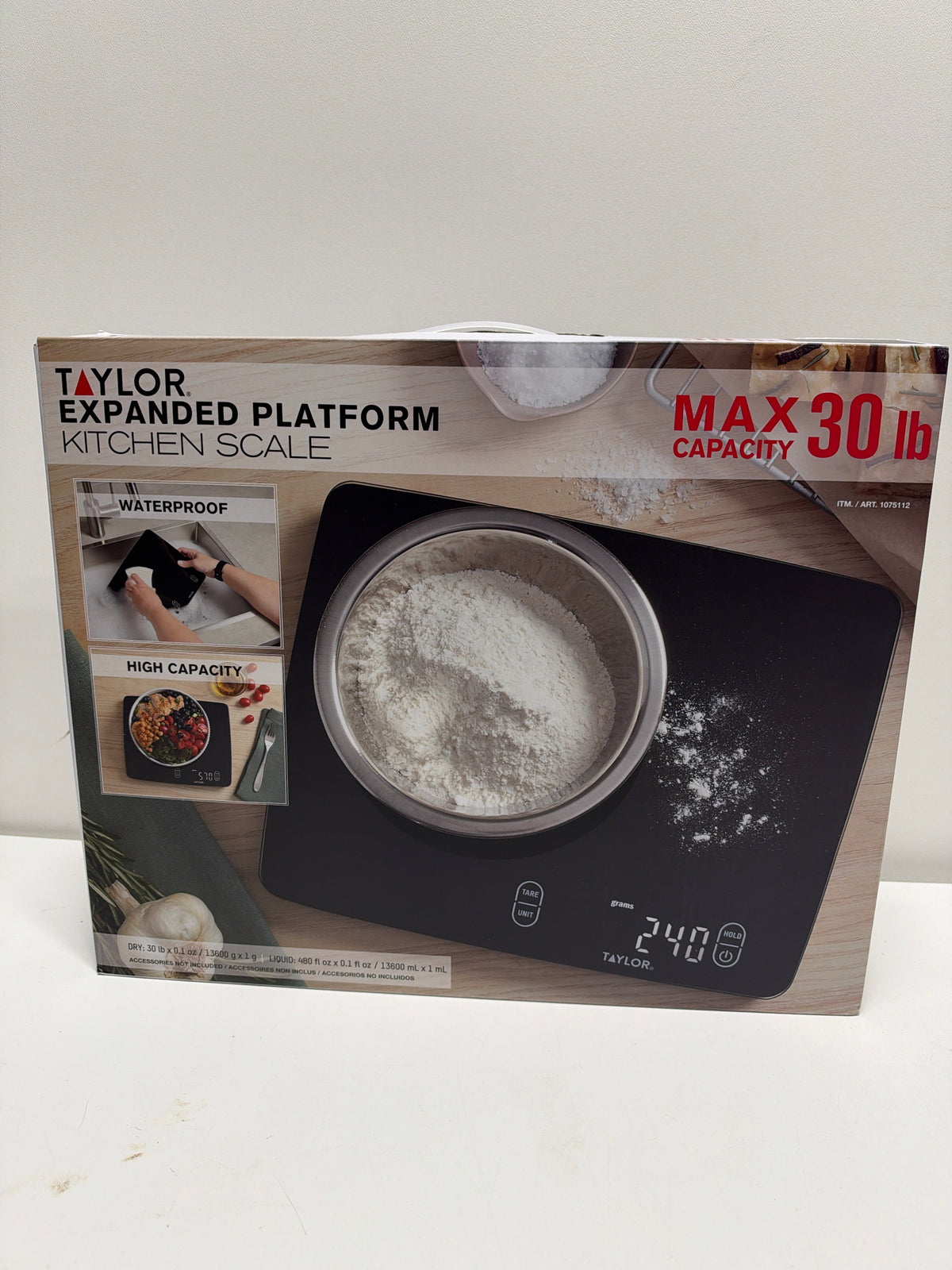 Taylor Waterproof Digital Kitchen Scale
