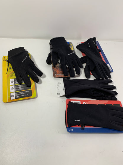 4 Pairs - HEAD running Gloves 1 - S, 3 - L