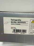 Hansgrohe 04797 Joleena 10-7/8" Escutcheon Plate Matte Black