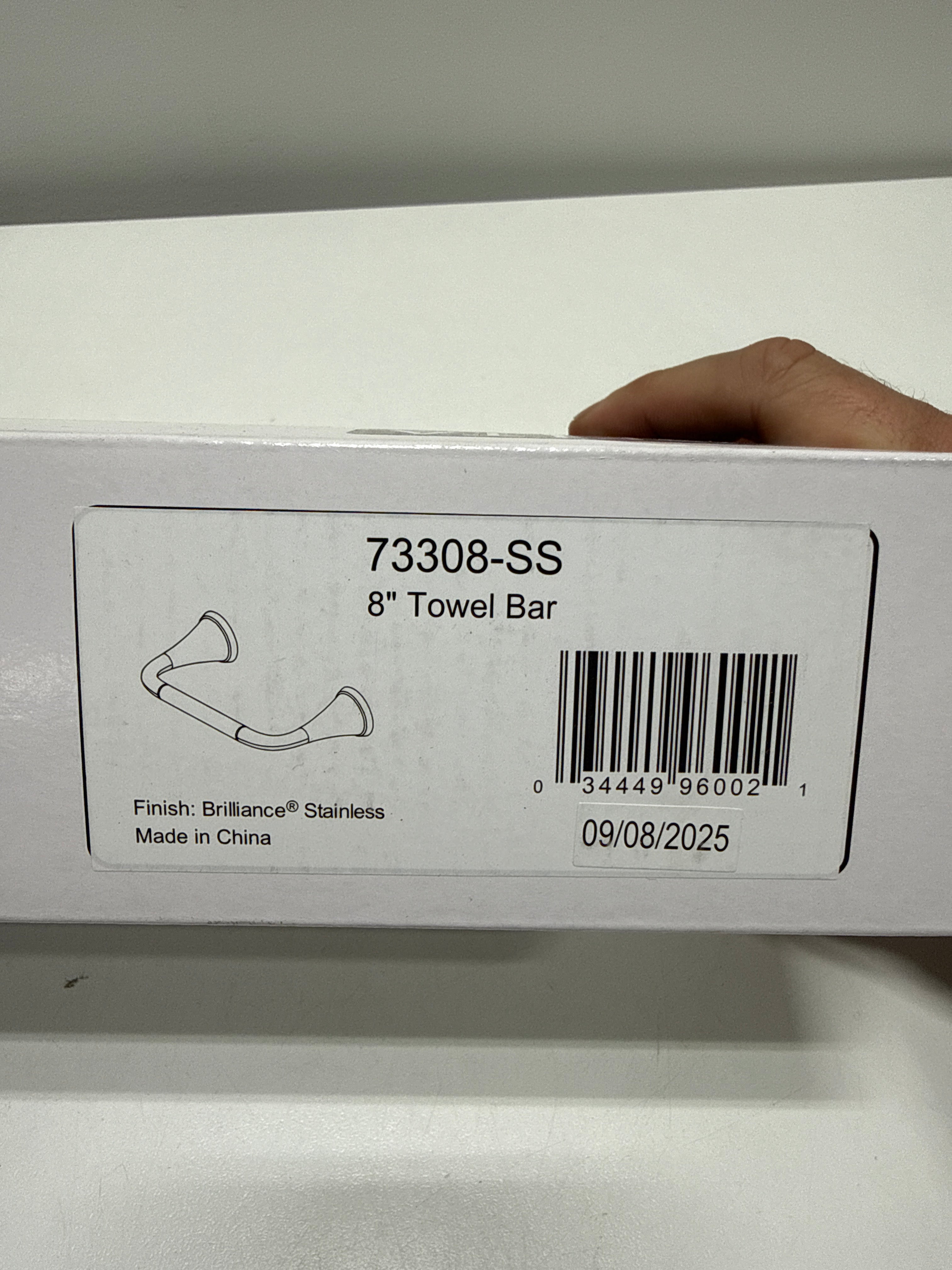 Delta 73308 Kayra 8 Wall Mounted Towel Bar - Brilliance Stainless