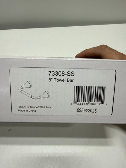 Delta 73308 Kayra 8 Wall Mounted Towel Bar - Brilliance Stainless