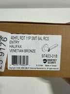 Kwikset Halifax Entry Door Handle with Lock and Key Secure Round Keyed - *Tools Hardware & Misc