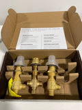 Signature Hardware 448004 3 Hole Roman Tub Filler Rough-in Valve Valves Rough in Valves Tub Faucet Valves