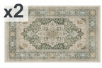 2 x Ruggable Flatwoven Washable Amara Rug, 3' x 5'