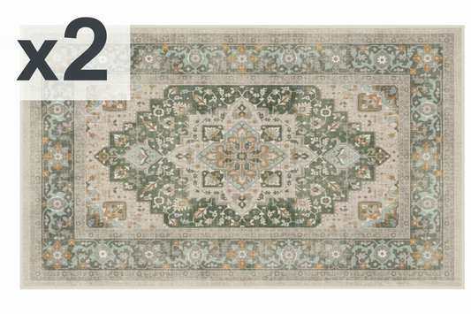 2 x Ruggable Flatwoven Washable Amara Rug, 3' x 5'